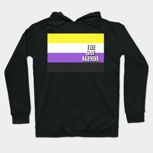 The Gay Agenda - Nonbinary Flag Hoodie